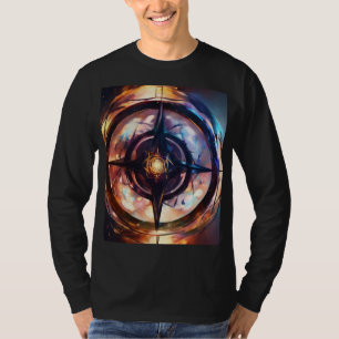 Rose Compass T-Shirt Design - Un symbole de l'amou