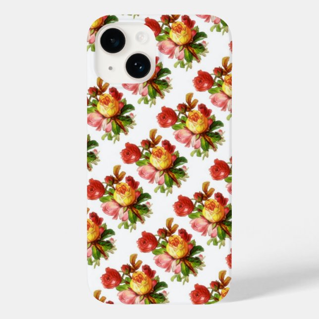 Rose Coque-Mate coque iphone (Verso)