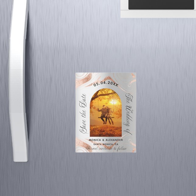 Rose d'argent mariage photo en or enregistrer la d (Créateur téléchargé)