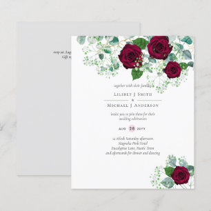 Rose de Bourgogne Sage Eucalyptus Mariage