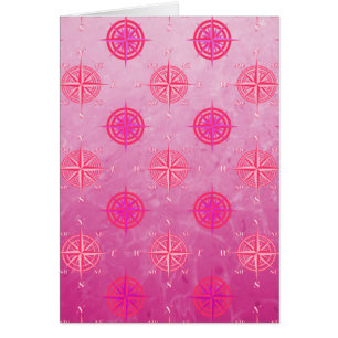 Rose de boussole rose