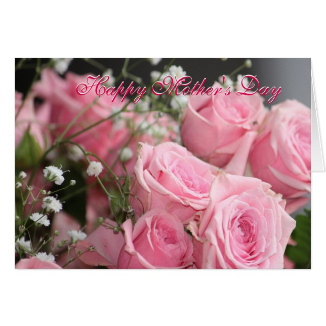 Rose de jardin rose Imprimer (Devant horizontal)