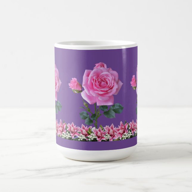 Rose De Lavande De Sharon Coffee Mug (Centre)