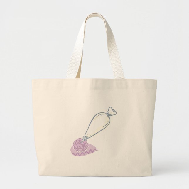 Rose de lavande et sac de pâtisserie (Devant)