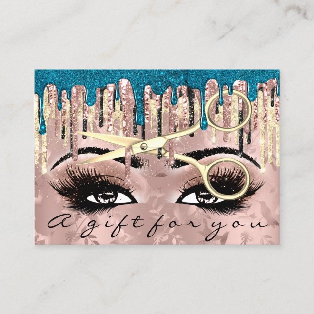 Rose de maquillage de coiffeur de certificat cadea (Devant)