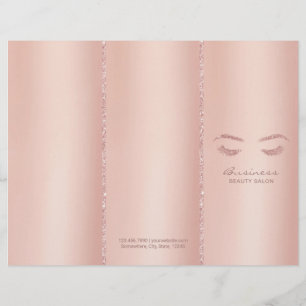 Rose de maquillage en cils Tri-Fold Bruchures