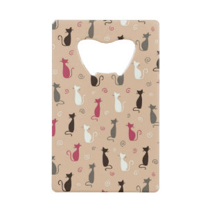 rose de motif de chats