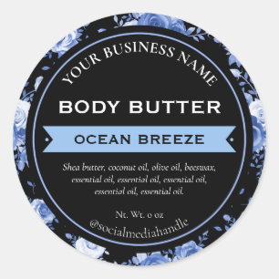 Rose de produits Black Blue Ocean Breeze Étiquette