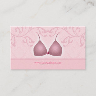 Rose de soutien-gorge de damassé de carte de