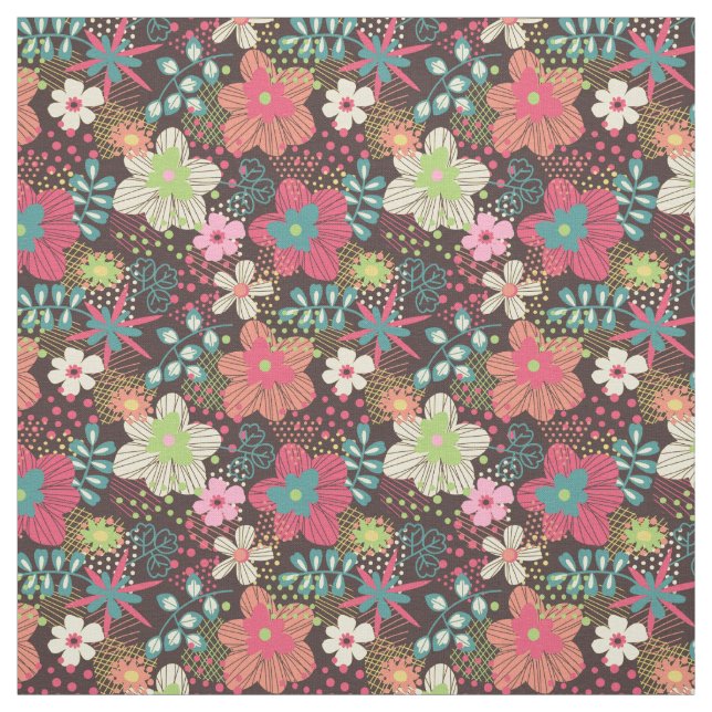 Rose de tissu de conception florale et morceau (Échantillon)