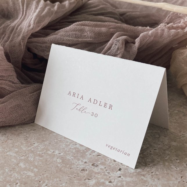 Rose Delicate Gold Menu Option Placer les cartes (Créateur téléchargé)