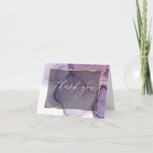 Rose d'encre à alcool Abstrait Merci de prune rose