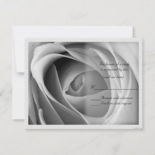 Rose détail bw rsvp