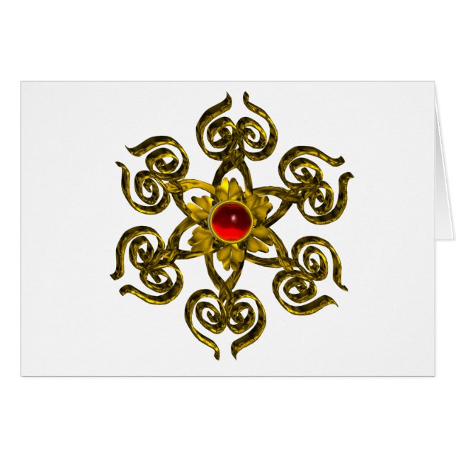 ROSE D'OR RUBIS (Devant horizontal)