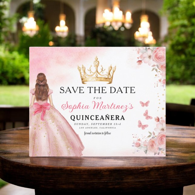 Rose Doré Princesse Anniversaire Quinceanera (Créateur téléchargé)