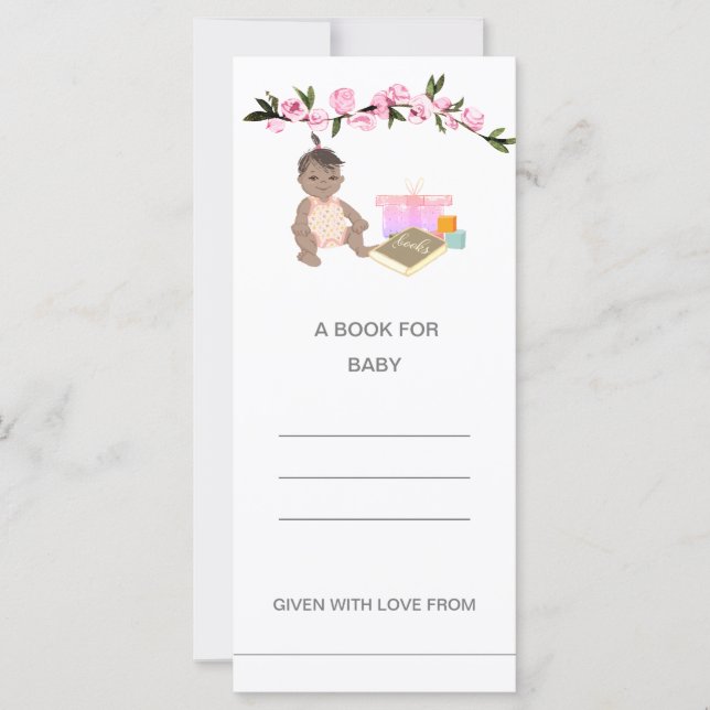 Rose Douche côtière Ethnic Baby for Books (Devant)