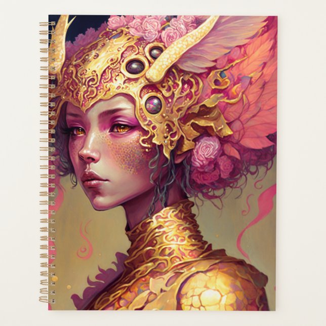 Rose Dragon femme Imaginaire Art (Devant)