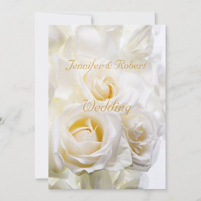 Rose Dream Faire-part de mariage (Devant)