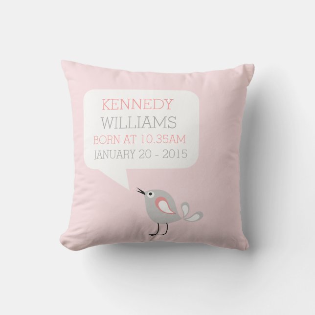 Rose en pastel fait sur commande du coussin | de (Recto)