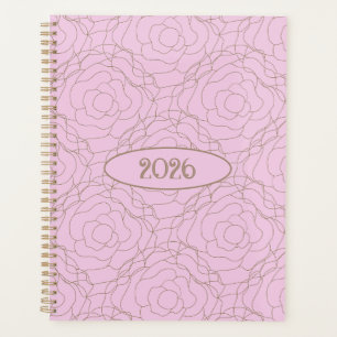 Rose en verre coloré 2026 : Rose dorée sur fond ro