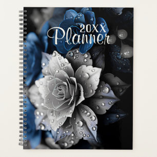 Rose et Dew gouttes de fleurs