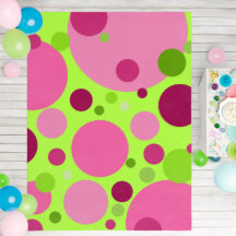 rose et vert