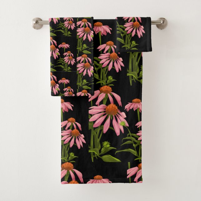 rose floral et noir (En situation)