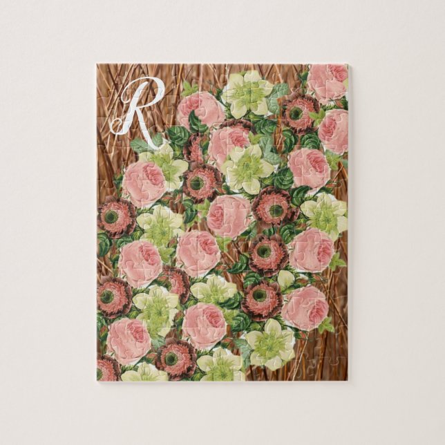 Rose Floral Jigsaw Puzzle Daisy (Vertical)
