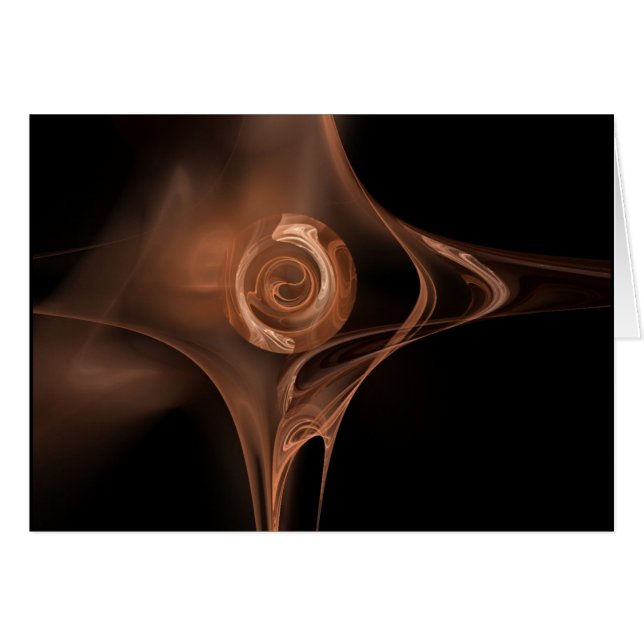 ROSE FRACTALE, marron (Devant horizontal)