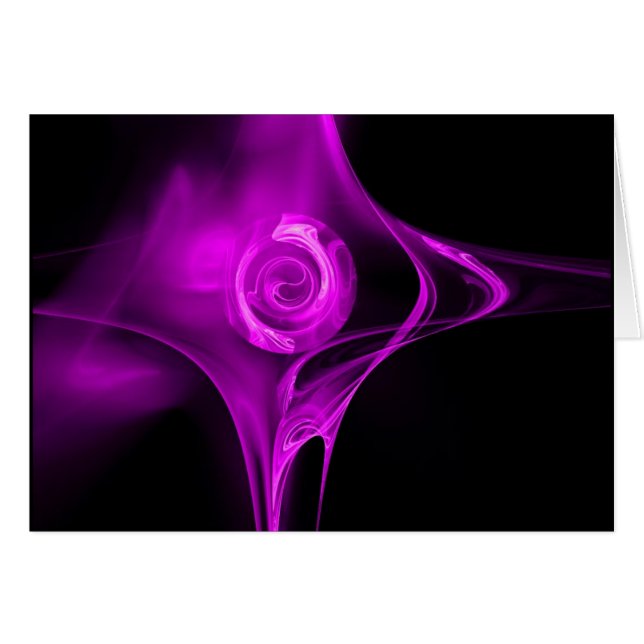 ROSE FRACTALE, violet pourpre (Devant horizontal)