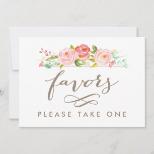 Rose Garden Faveurs de mariage S'il vous plaît pre