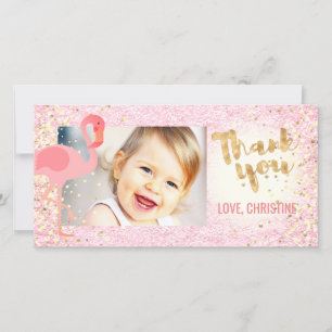 rose girly flamand tropical merci