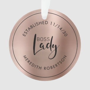 Rose Gold Boss Metallic Lady Date de création