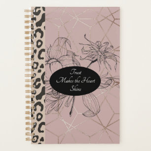 Rose Gold Floral Business Planner Inspiration