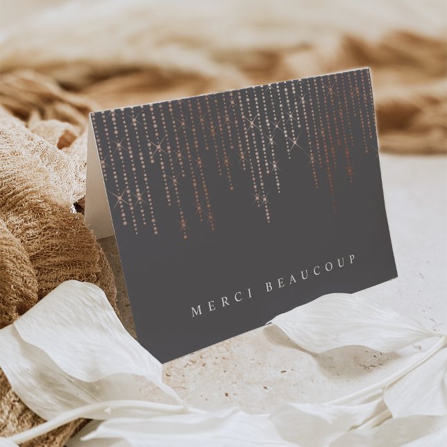 Rose Gold Marquee Merci (Créateur téléchargé)