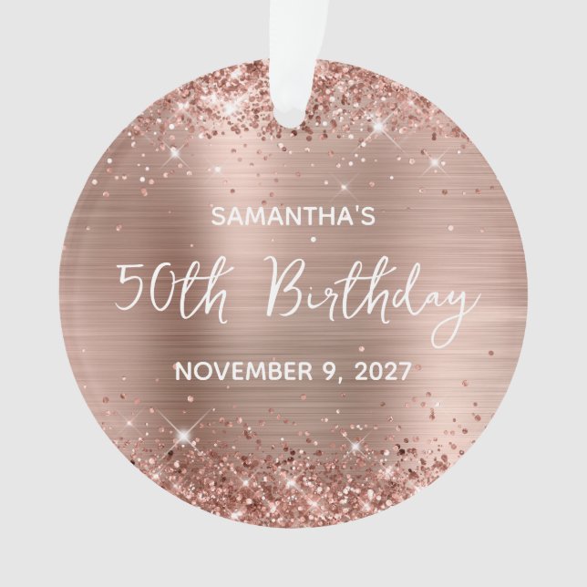 Rose Gold Pailleté 50e Anniversaire (devant)