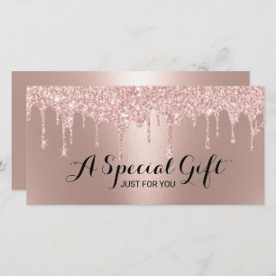 Rose Gold Parties scintillant Drives Salon Certifi