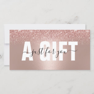 Rose Gold Parties scintillant Salon et certificats