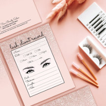 Rose Gold Pink Parties scintillant Ombre Lash Clie