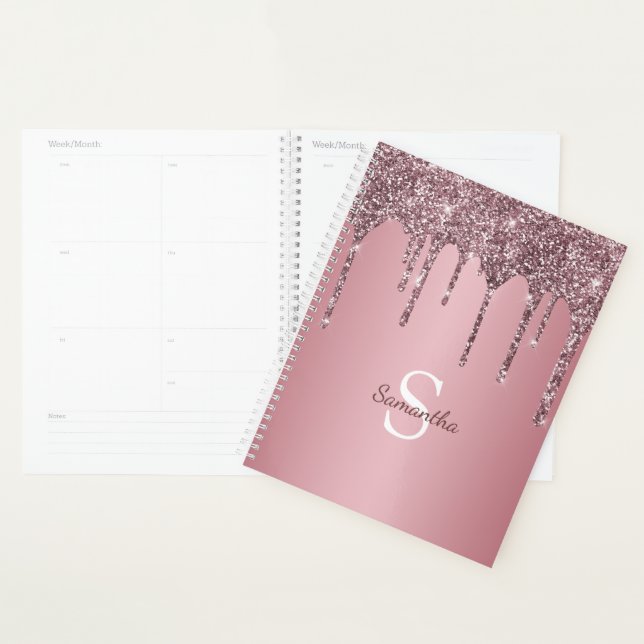 Rose Gold Rose Parties scintillant Drives Sparkle  (Devant avec enveloppe)