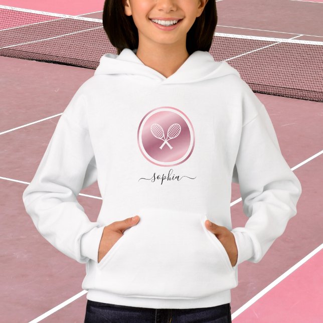Rose Gold Tennis Kids Sweat - shirt à capuche pers (Créateur téléchargé)