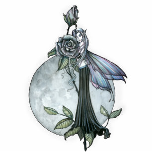 Rose gothique Fée Imaginaire Photo Sculpture