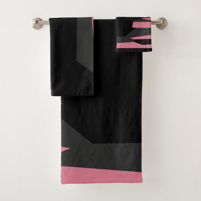 rose gris et noir abstrait   (En situation)