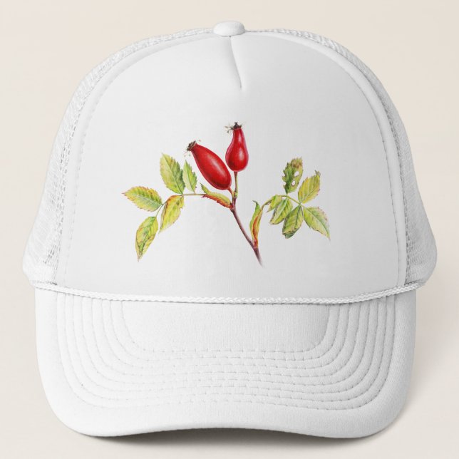 Rose hip fine art casquette (Devant)