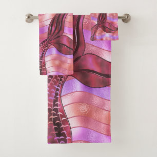 Rose holographique Gold Mermaid Beach Waves