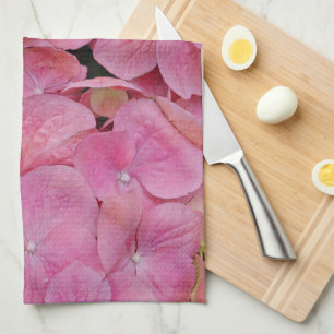 Rose Hydrangea Fleurs Fleurs de fleurs Serviette d