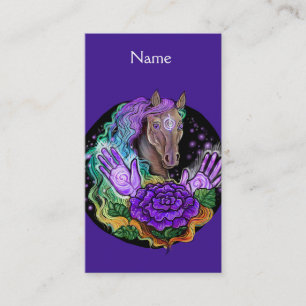 Rose Indigo~Version carte de visite trois