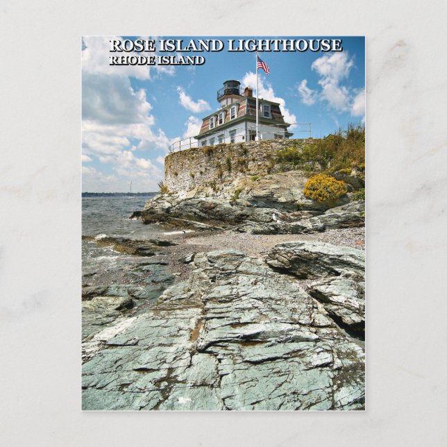 Rose Island Lighthouse, Rhode Island Carte postale (Devant)