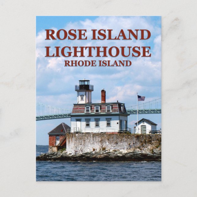 Rose Island Lighthouse, Rhode Island Carte postale (Devant)