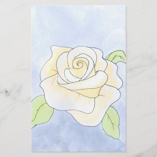 Rose jaune clair. (Devant)